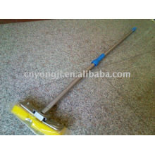 metal holder cellulose sponge mop with Two sections Alu Handle